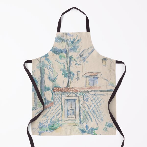 Item preview, Entrance to a Garden by Paul Cézanne: Post Impressionist Fine Art Print designed and sold by artofuniverse.