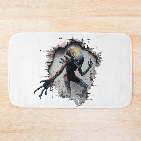 Item preview, Alien Xenomorph Breaking Through Wall | Sci-Fi Horror Creature Art designed and sold by Petru&Myself.