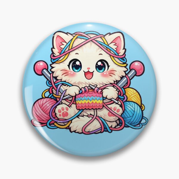 Item preview, Knitting Cat designed and sold by Iail Ioa.