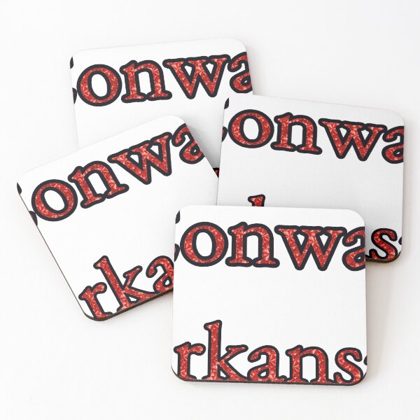 Item preview, Conway Arkansas City Name With Red Rhinestone designed and sold by TheIconSmith.