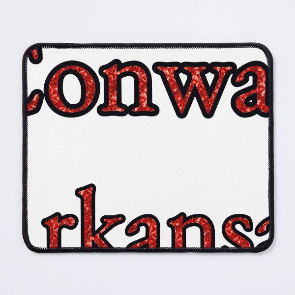 Item preview, Conway Arkansas City Name With Red Rhinestone designed and sold by TheIconSmith.