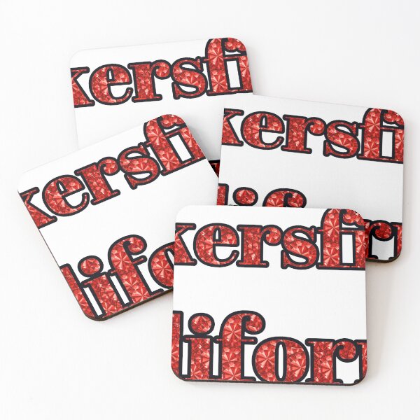 Item preview, Bakersfield California City Name With Red Rhinestone designed and sold by TheIconSmith.