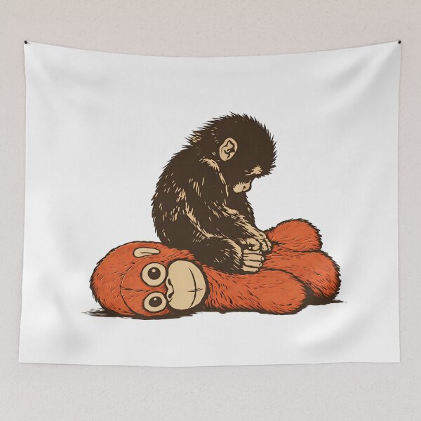 Item preview, Punch The Monkey Hard With Your Fist designed and sold by SkeletonsDanger.