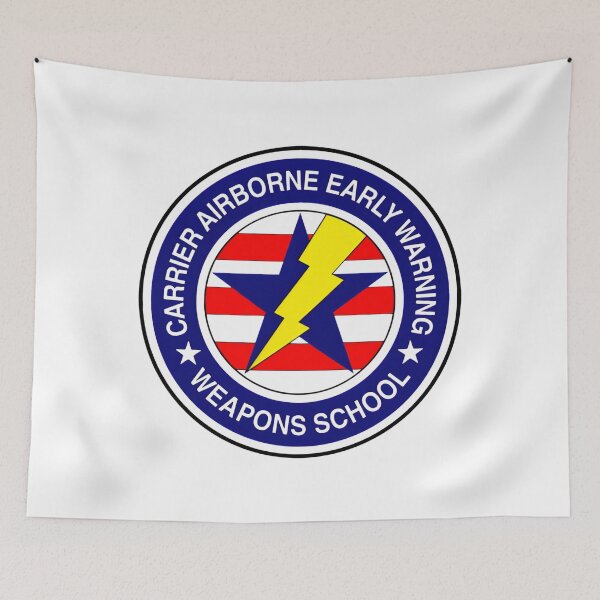 Item preview, CAEWWS Carrier Airborne Early Warning Weapons School Patch designed and sold by CharlieDesings.