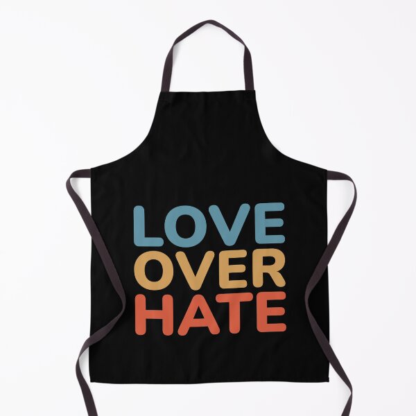 Item preview, Love Over Hate - Positive Inspirational Message designed and sold by Shape Snip Studio.