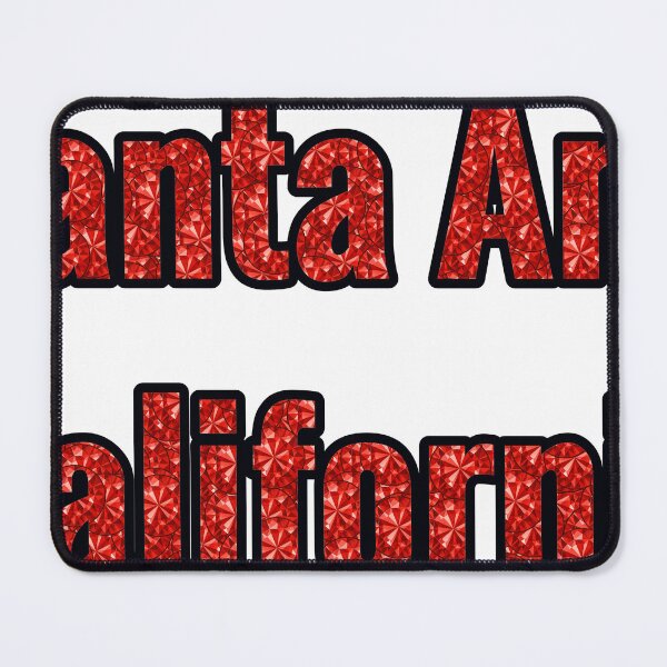 Item preview, Santa Ana California City Name With Red Rhinestone designed and sold by TheIconSmith.