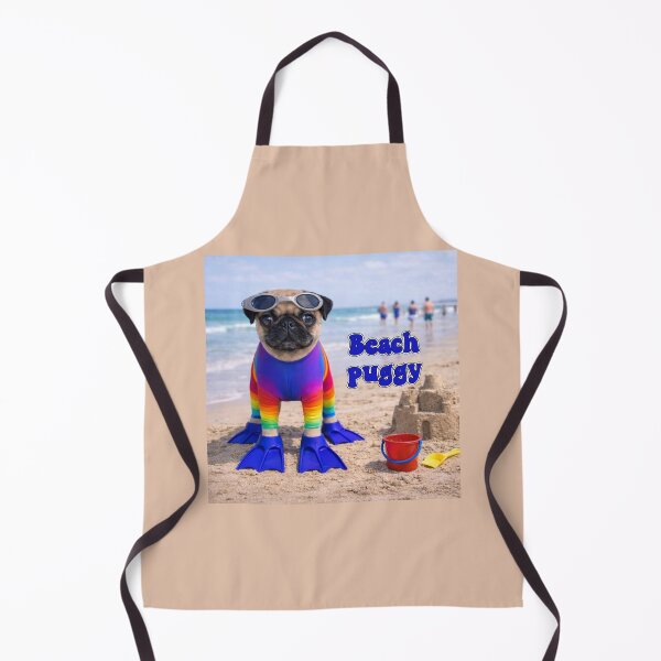 Item preview, Beach Puggy! designed and sold by MissTerryWoman.