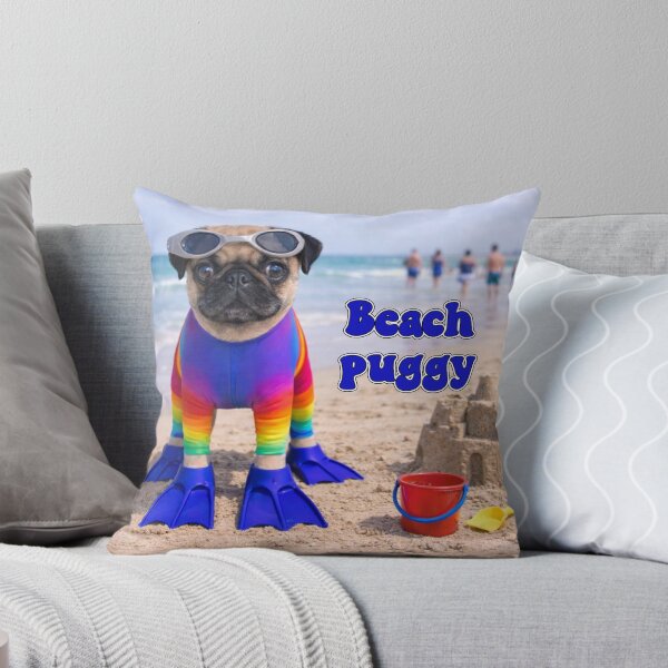Item preview, Beach Puggy! designed and sold by MissTerryWoman.