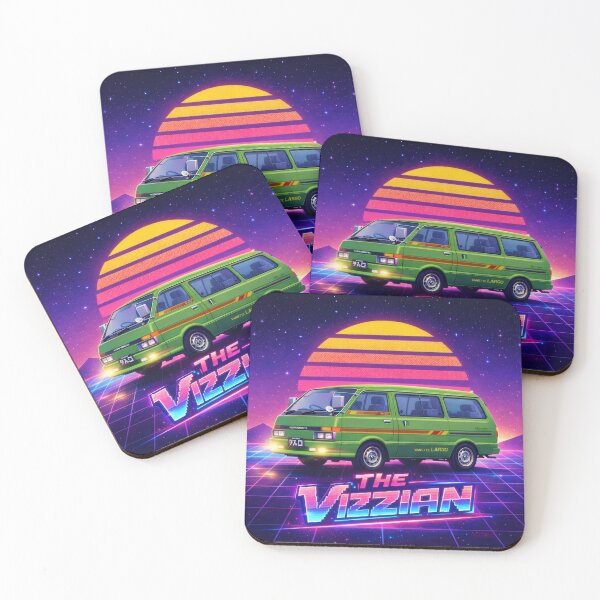 Item preview, The Hill Gang – Retro 80s Vanette Van Synthwave Poster designed and sold by Cult Graphics.