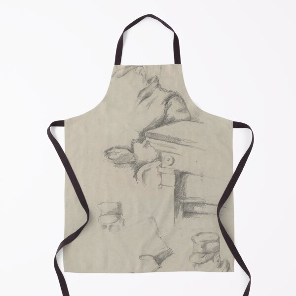 Item preview, Father of the Artist Verso by Paul Cézanne: Minimalist Sketch Study Poster designed and sold by artofuniverse.