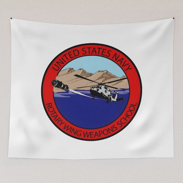 Item preview, United States Navy Rotary Wing Weapons School Tactical Emblem designed and sold by CharlieDesings.