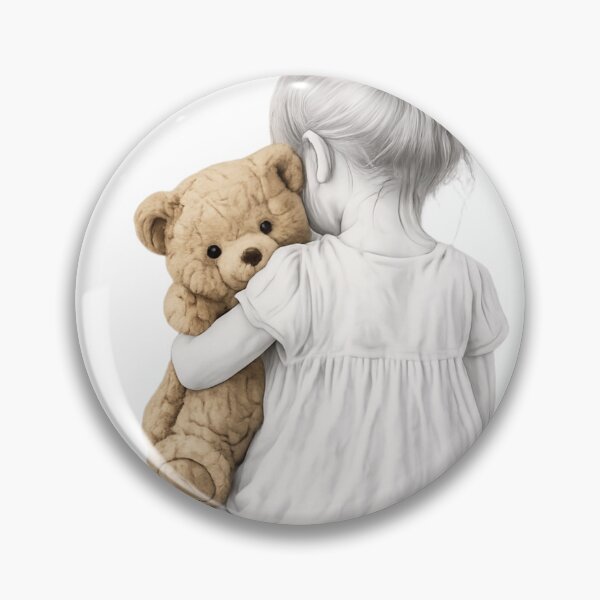 Item preview, innocence- little girl hugging teddybear  designed and sold by Artemdesigners.