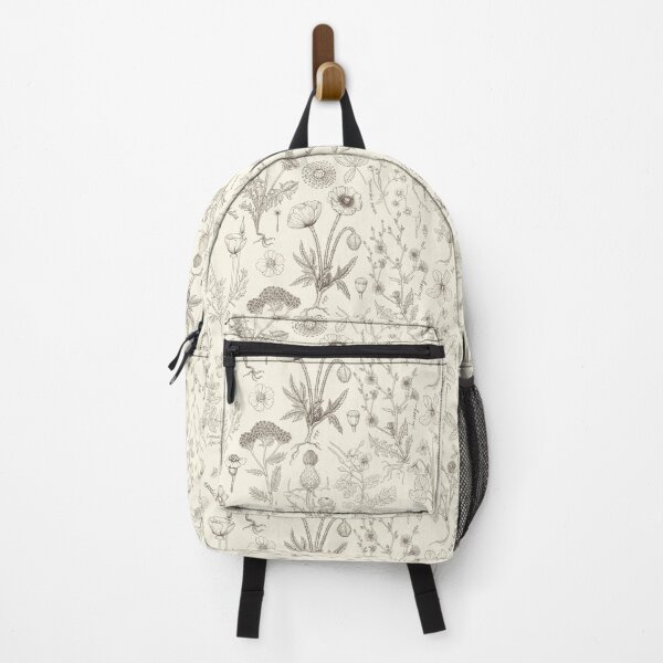 Item preview, Wildflowers collage/ off white and umber designed and sold by Katerina Mitkova Kirilova.