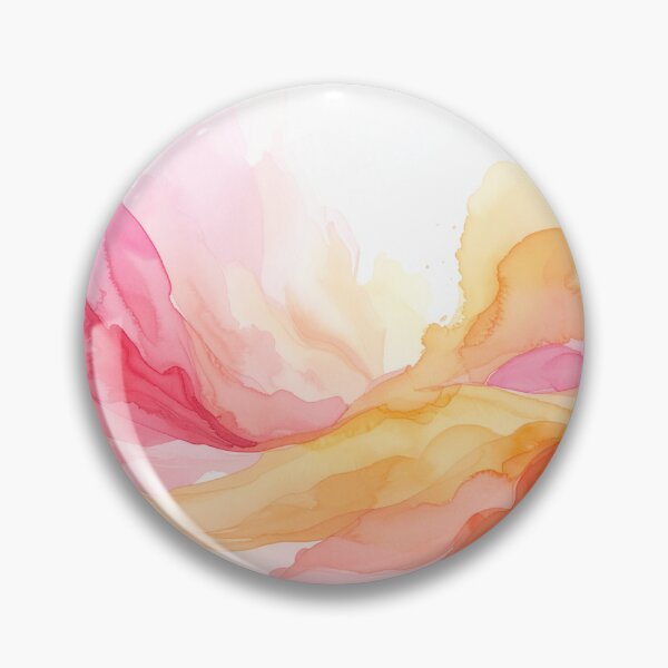 Item preview, Pink & Orange Flow – Abstract Alcohol Ink Art designed and sold by katifinell.