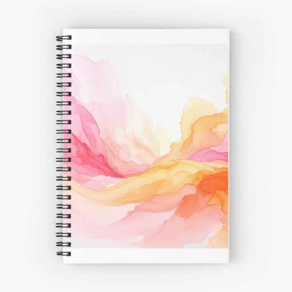Item preview, Pink & Orange Flow – Abstract Alcohol Ink Art designed and sold by katifinell.