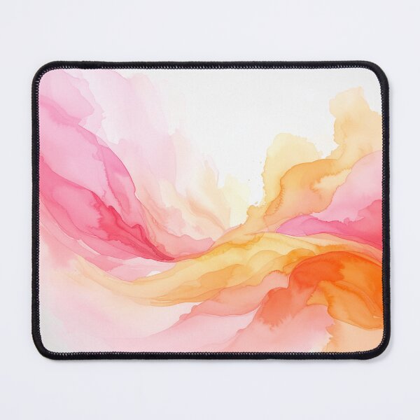 Item preview, Pink & Orange Flow – Abstract Alcohol Ink Art designed and sold by katifinell.