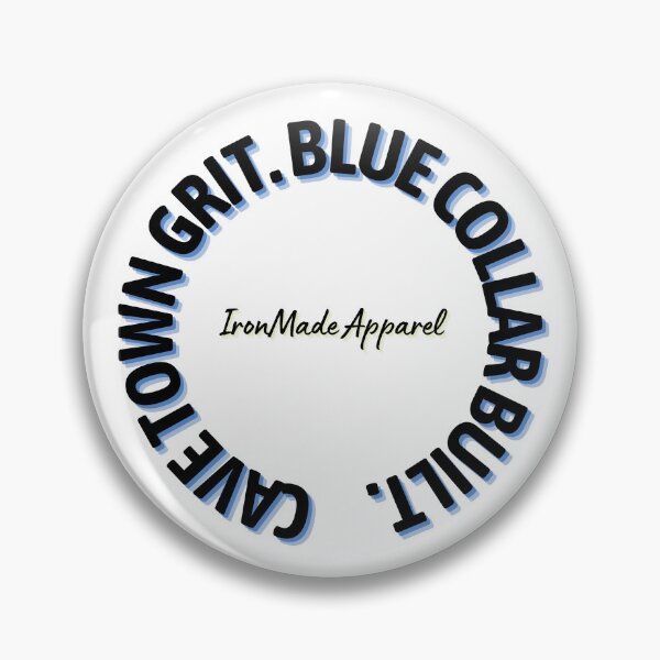 Item preview, Cave Town Grit Blue Collar Built Shirt – Welder Mechanic Miner Construction Trucker Tee designed and sold by IronMade Apparel.