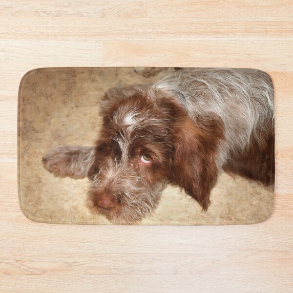 Item preview, Spinone puppy love by heidiannemorris © designed and sold by FOLK ART FUSION.