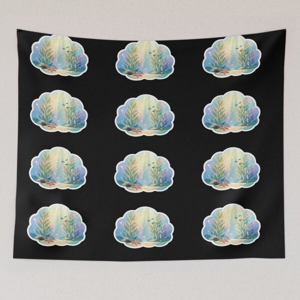 Item preview, Cute Kelp Forest - underwater art designed and sold by DamioPolArt.