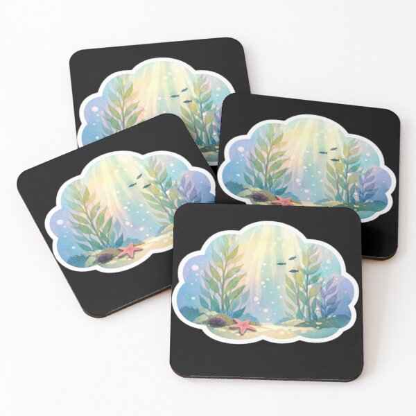 Item preview, Cute Kelp Forest - underwater art designed and sold by DamioPolArt.