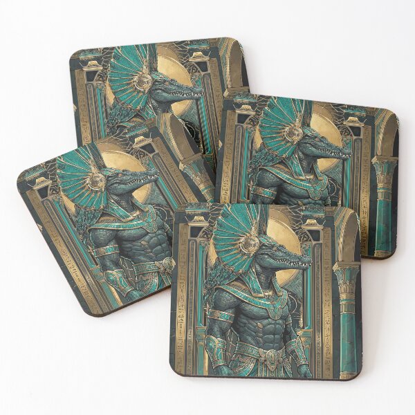 Item preview, Sobek Art Deco Egyptian Portrait designed and sold by Vintage Poster Gallery.