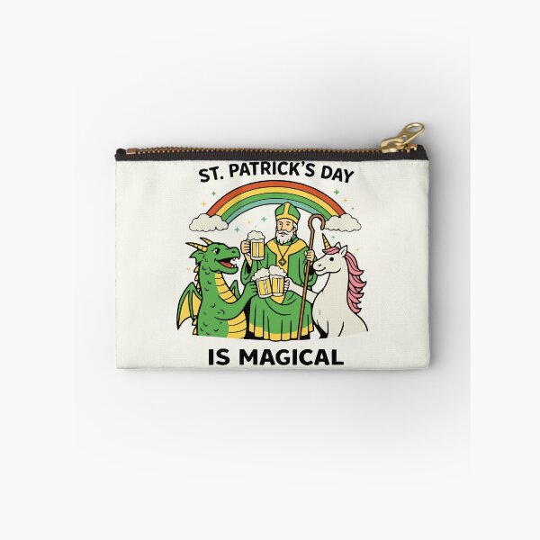 Item preview, Magical St Patricks Day Unicorn Dragon Beer designed and sold by Imaginationbeyond.