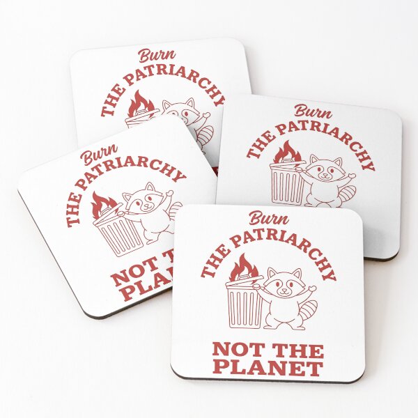 Item preview, Burn THE PATRIARCHY NOT THE PLANET designed and sold by FaunaJam.