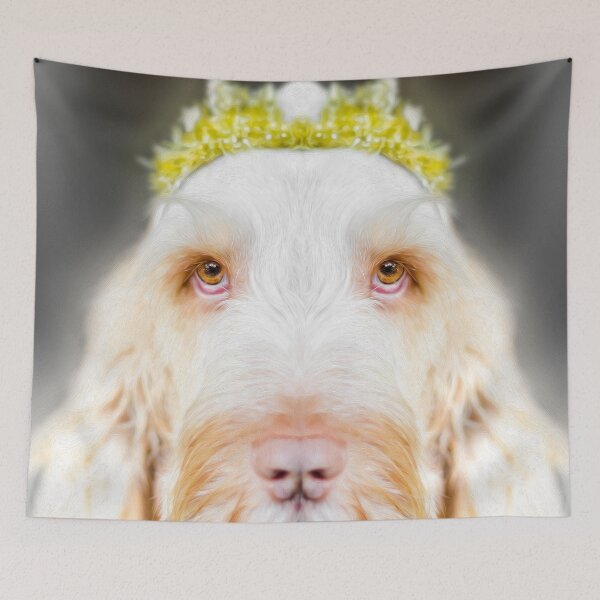 Item preview, Italian Spinone Festive Regal Gaze by heidiannemorris © designed and sold by FOLK ART FUSION by heidiannemorris.