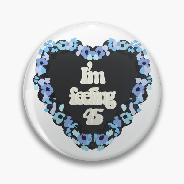 Item preview, I'm Feeling 45 Love Heart Birthday Cake designed and sold by FreeOrca.