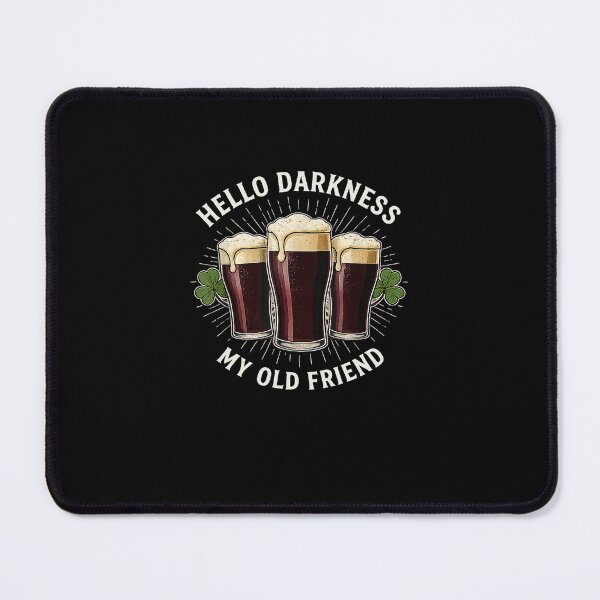 Item preview, Hello Darkness My Old Friend Irish St  Patricks Day Shamrock Beer Day designed and sold by najaks.