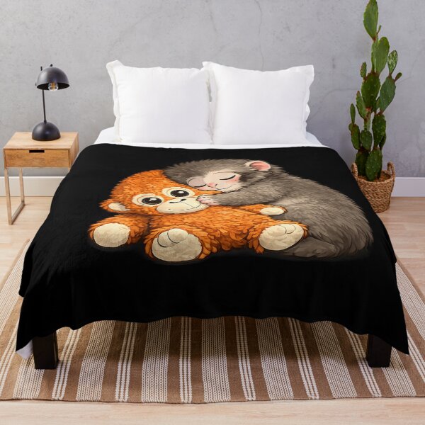 Item preview, Punch The Monkey Cuddling Stuffed Animal Meme Viral Internet designed and sold by Hoahip.