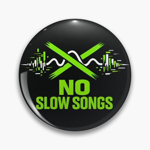 Item preview, Hype No Slow Songs Music Gym Motivation designed and sold by SplashTastic.
