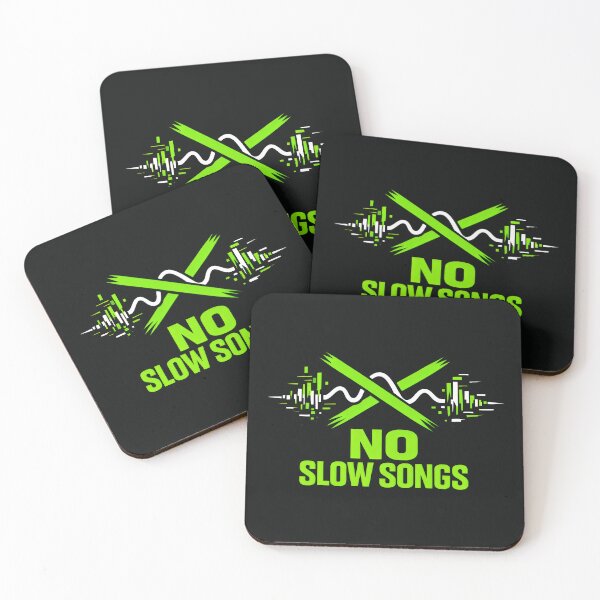 Item preview, Hype No Slow Songs Music Gym Motivation designed and sold by SplashTastic.
