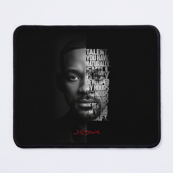 Item preview, Will Smith Split Face Poster designed and sold by Enea Kelo.