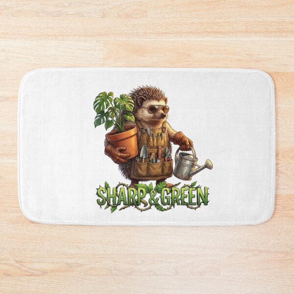 Item preview, Sharp & Green Funny Hedgehog Gardener Plant Lover designed and sold by TAKATAKATOUM.