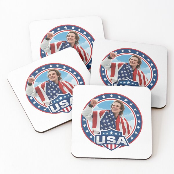 Item preview, Jack Hughes USA Hockey, Jack Hughes Golden Goal designed and sold by CLOUDYMOODS.