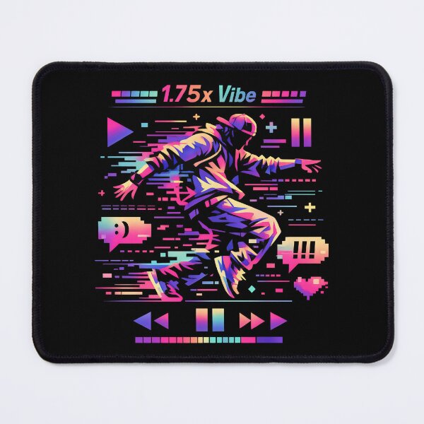 Item preview, Aesthetic 1.75x Vibe Art Styles Glitch Dancer designed and sold by SplashTastic.