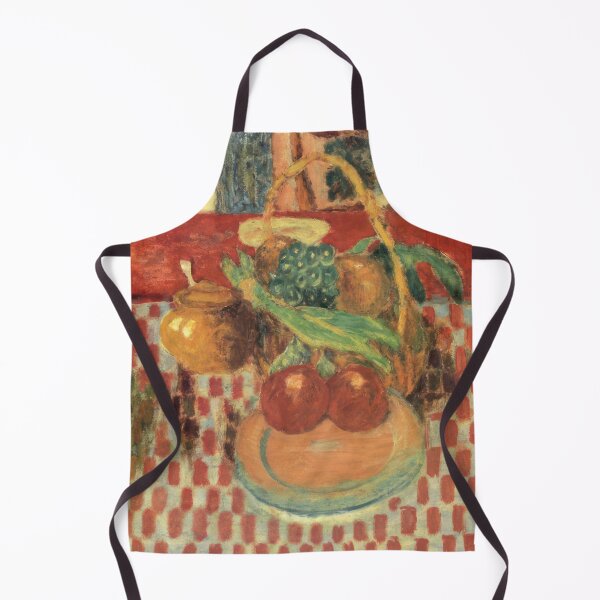 Item preview, Basket and Plate of Fruit on a Red Checkered Tablecloth   1939  - Pierre Bonnard designed and sold by nebelimr.