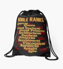 Queen Noble Ranks Princess Women Crown Royalty Drawstring Bag