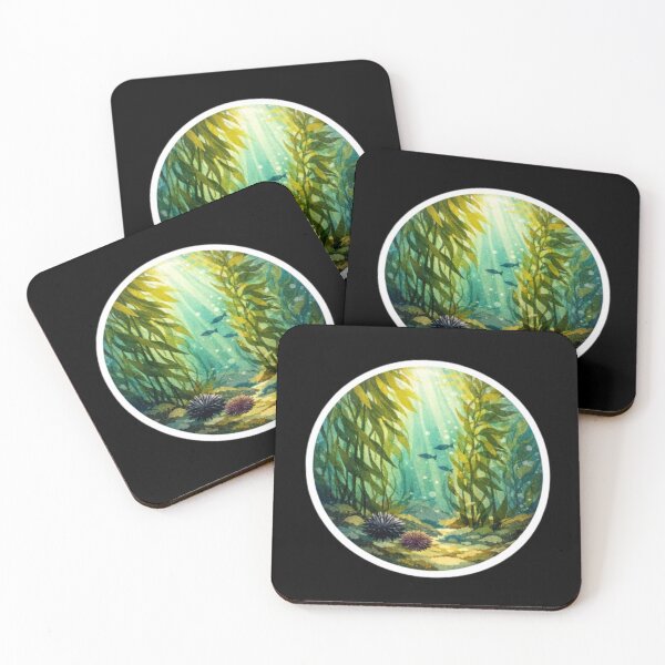 Item preview, Kelp Forest - cute underwater art designed and sold by DamioPolArt.