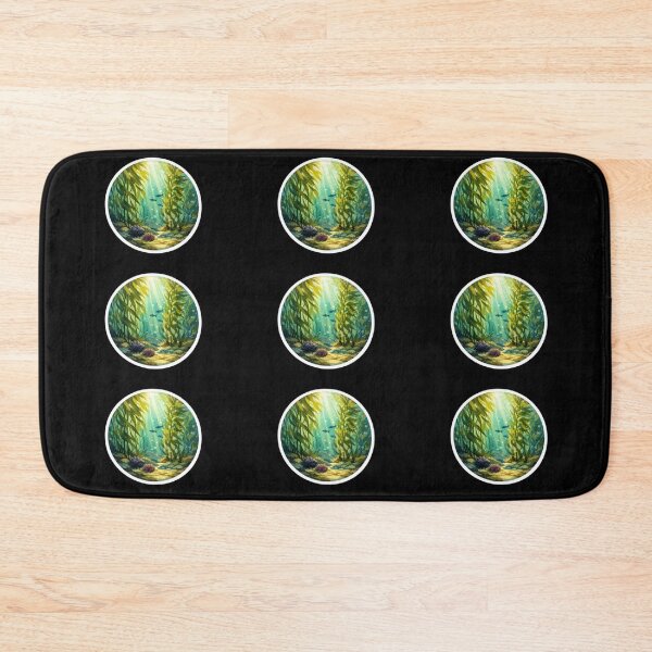 Item preview, Kelp Forest - cute underwater art designed and sold by DamioPolArt.