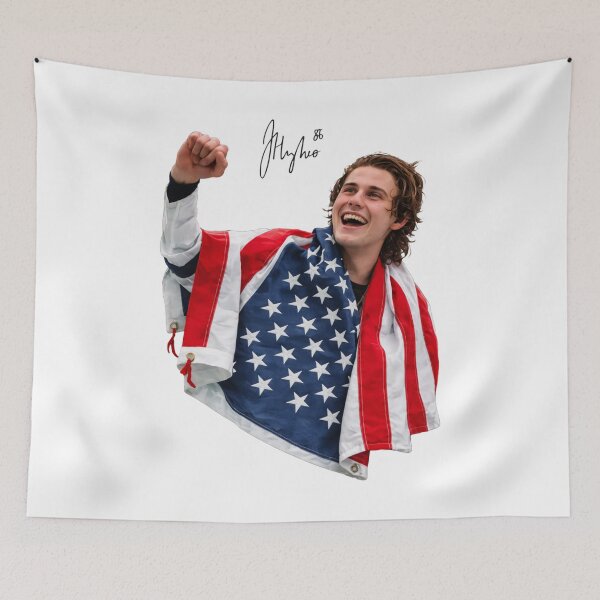 Item preview, Jack Hughes USA Hockey, Jack Hughes Golden Goal designed and sold by CLOUDYMOODS.