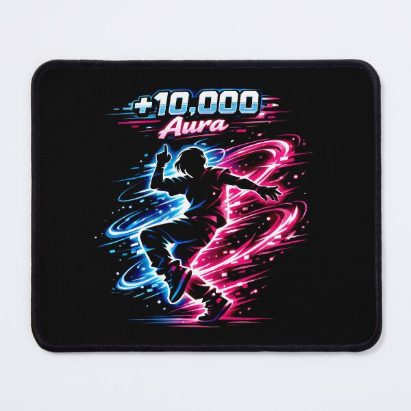 Item preview, Meme +10,000 Aura Gaming Art Styles Neon designed and sold by SplashTastic.