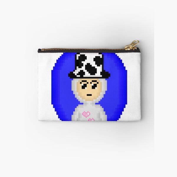 Item preview, Retro Pixel Avatar with Cow Print Bucket Hat designed and sold by DesignArtist.ia.