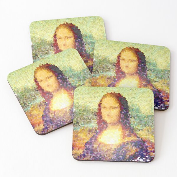 Item preview, Mona Lisa mosaic Pixel Art designed and sold by GraphContact.