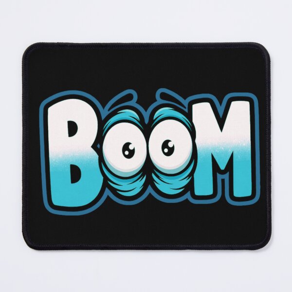 Item preview, Boom – Colorful Lettering with Eyes | Stylish Cartoon Design designed and sold by Mosogoloso.