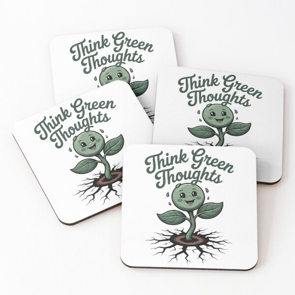 Item preview, Think Green Thoughts Happy Seedling designed and sold by proearth2022.
