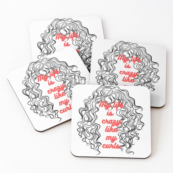 Item preview, My life is crazy like my curls designed and sold by MONI854.