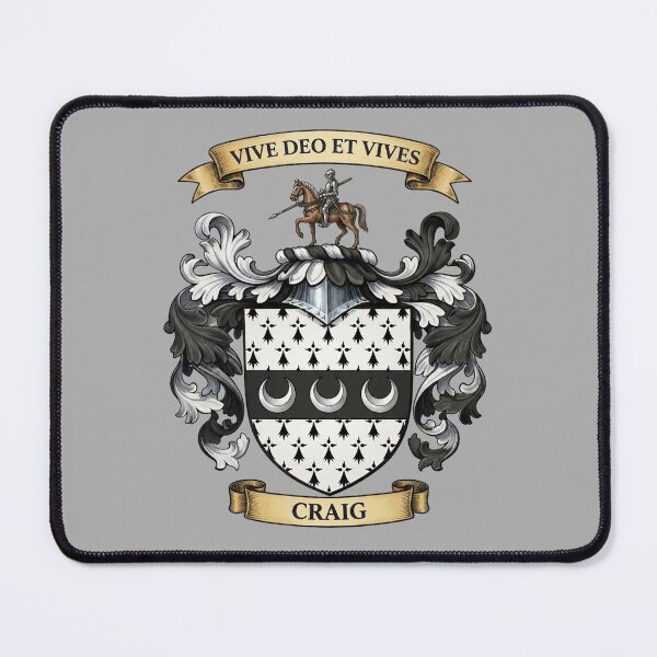 Item preview, The Craig Family Coat of Arms designed and sold by BagTown Clans.