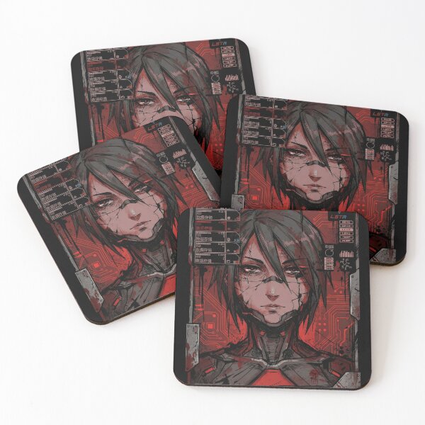 Item preview, Signalis Cryptic Distortion Style – Warped Eule Doll Red Static Portrait designed and sold by Senpaiwaves.